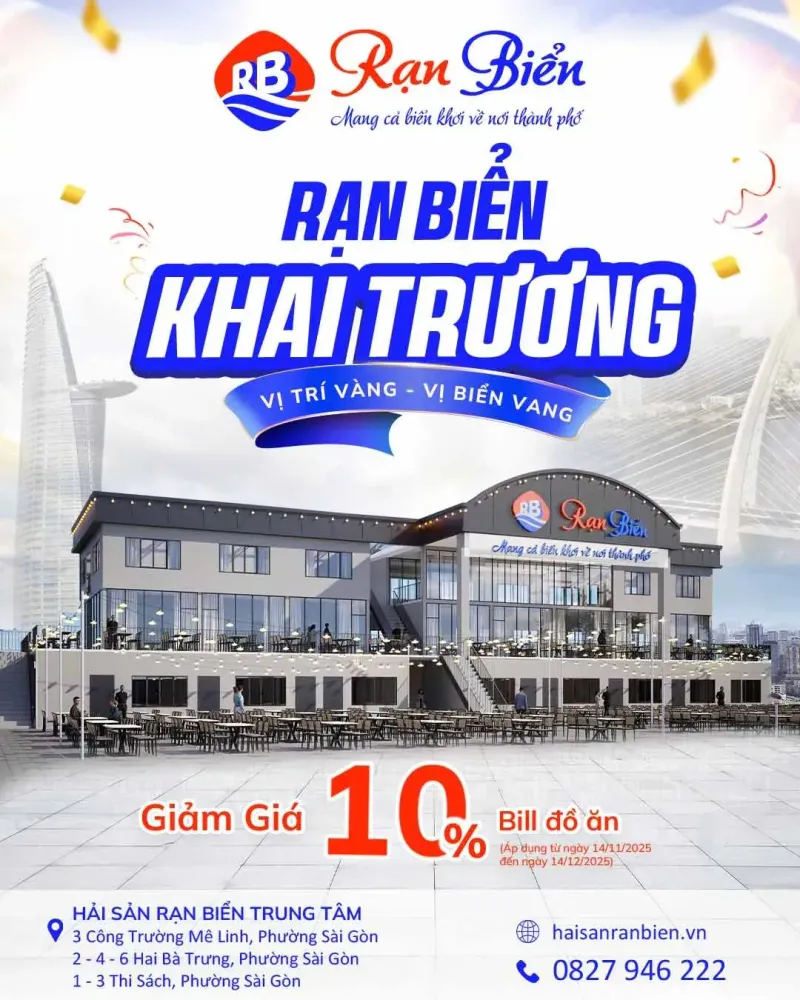 Rạn Biển Trung Tâm Khai Trương