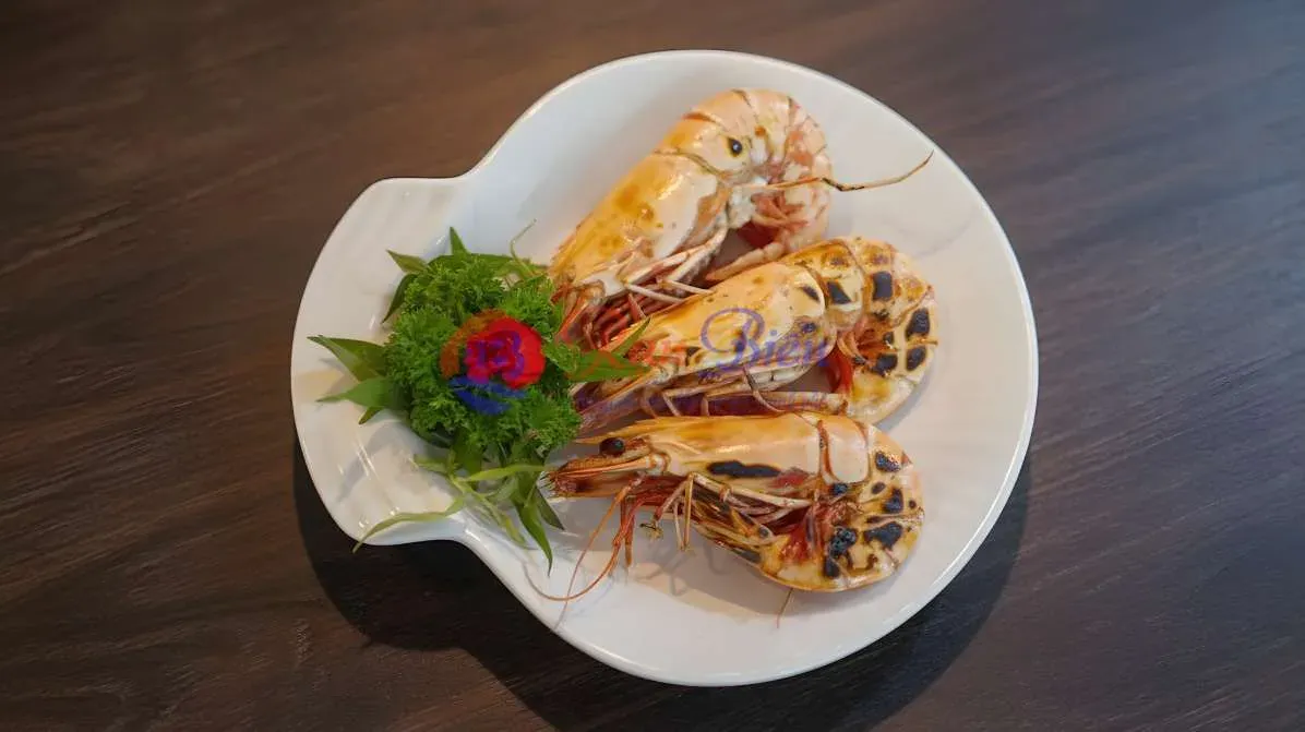 Tôm Sú Biển Nướng Mọi