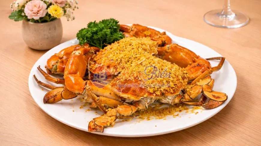 Cua Cà Mau Cháy Tỏi